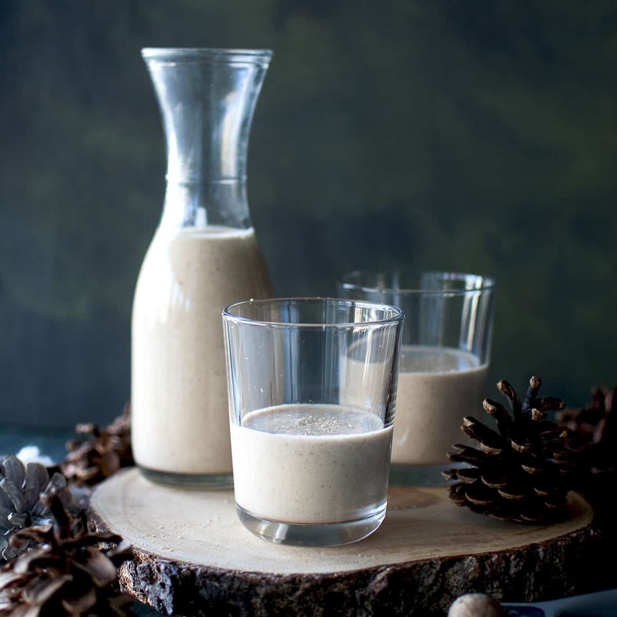 Vegan Eggnog with Almond Milk Recipe | Cook's Hideout